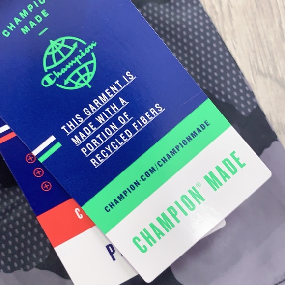 NWT💗🆕 Champion Mens Camo 1/2 Zip HOODED PULLOVER L - Picture 5 of 12